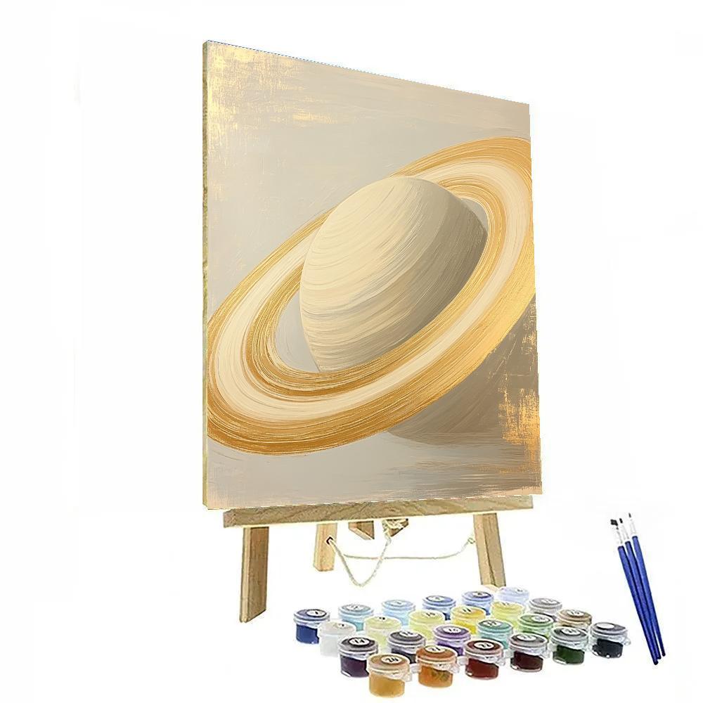 Leonardo Da Vinci Inspired Planetary Ring Sand Patterns Number painting
