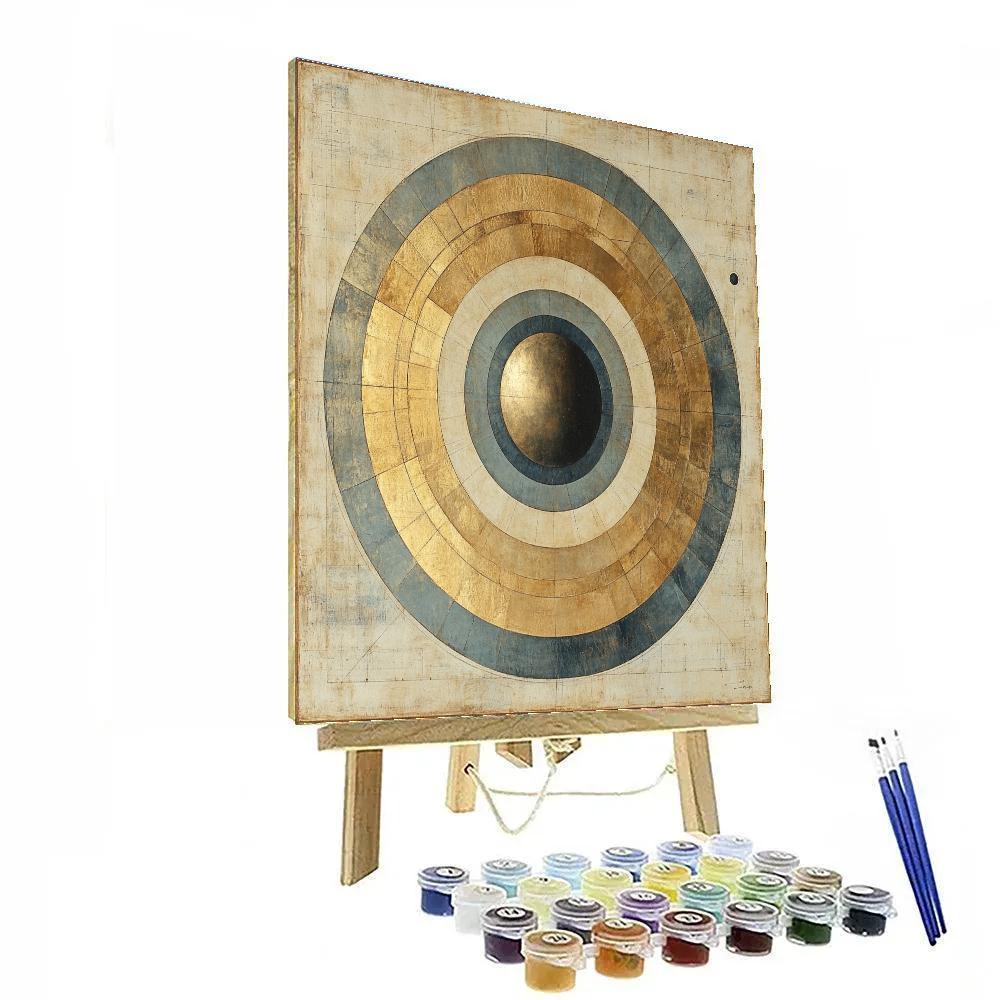 Leonardo Da Vinci Inspired Solar System Seed Pattern DIY paint by numbers