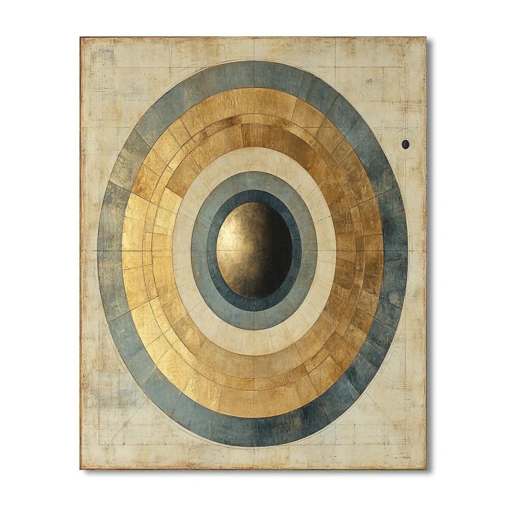 Leonardo Da Vinci Inspired Solar System Seed Pattern DIY paint by numbers