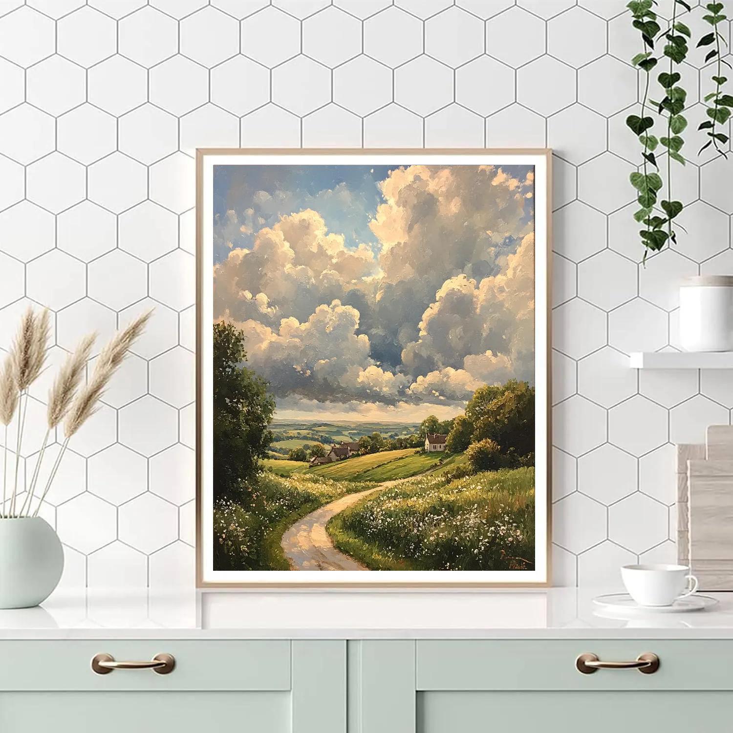 John Constable Inspired Countryside Afternoon Painting by numbers kit