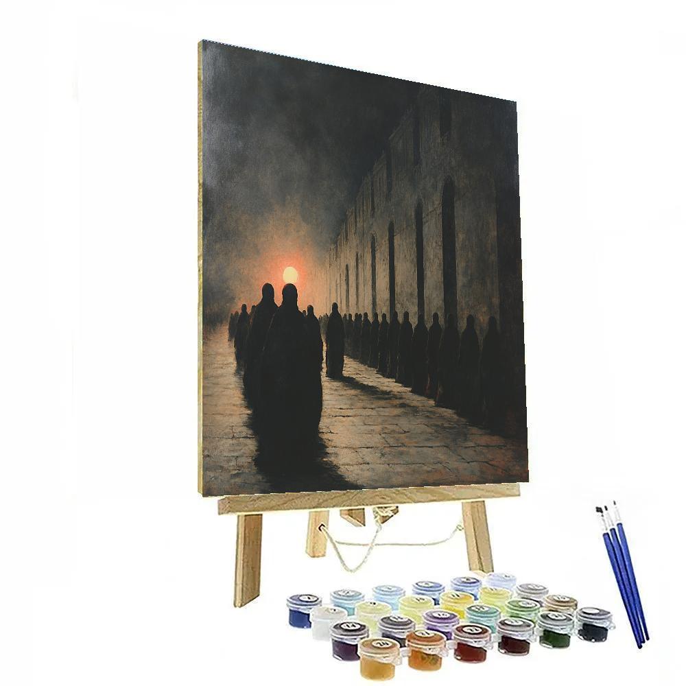 Goya Inspired Midnight Procession Paint by numbers kits