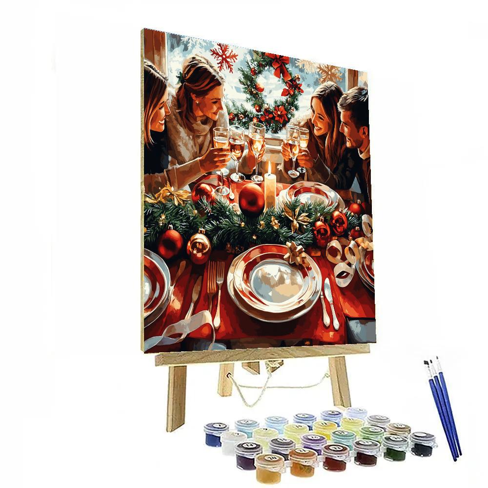 Snowflake Window Feast Paint by numbers kits