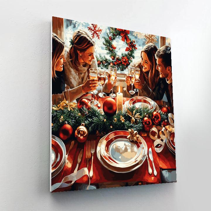 Snowflake Window Feast Paint by numbers kits
