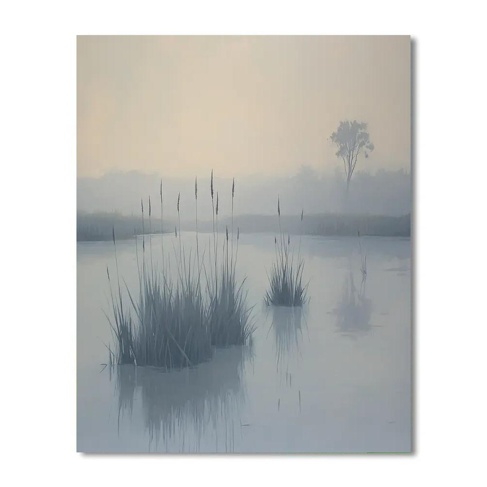 Claude Monet Inspired Morning Fog Over Marsh Paint by numbers kits
