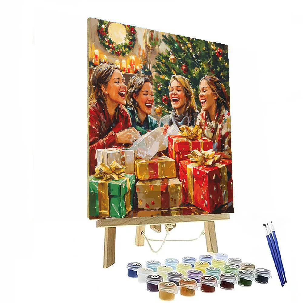 The Gift Wrap Choir Number painting