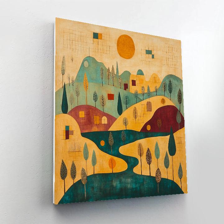 Paul Klee Inspired Dream Map Paint by numbers kits