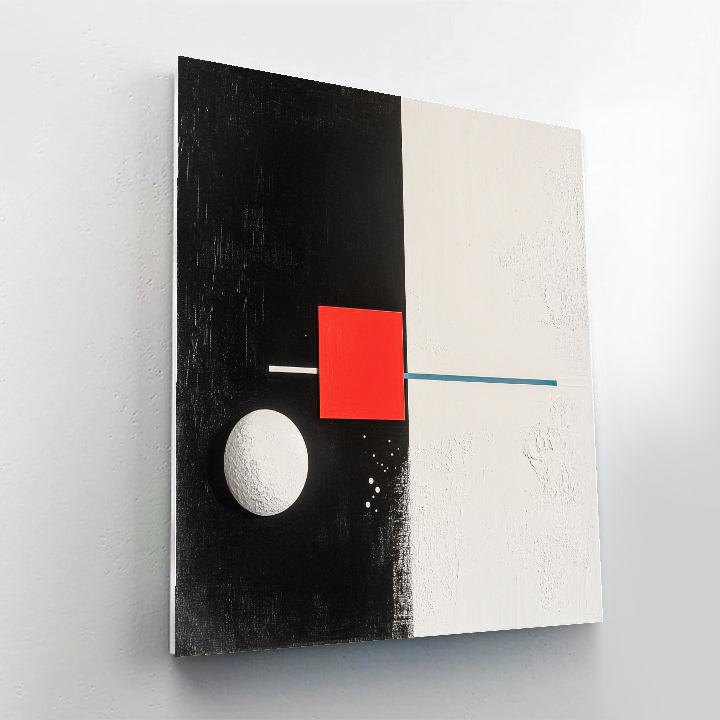 Kazimir Malevich Inspired Event Horizon Equilibrium paint by numbers