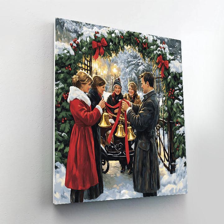 Sleigh Bells At The Gate Paint by numbers kits