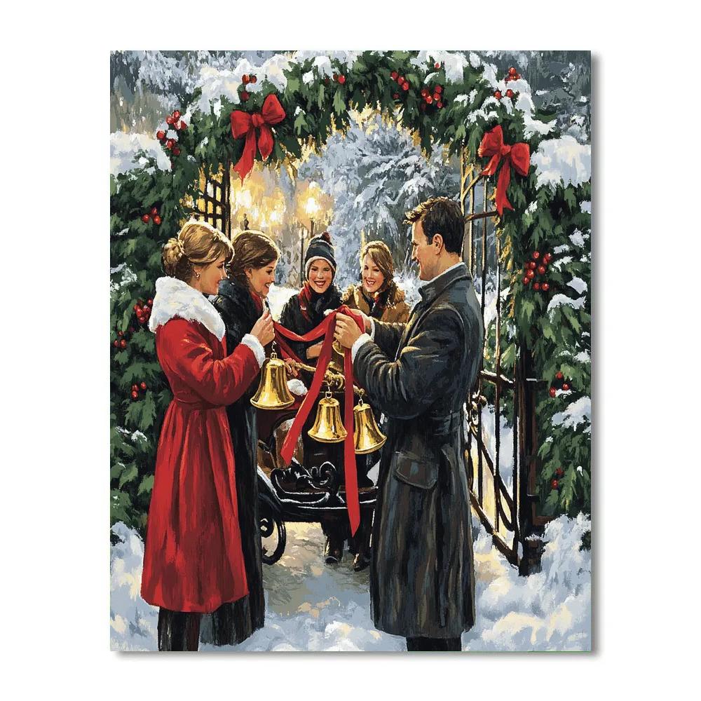 Sleigh Bells At The Gate Paint by numbers kits