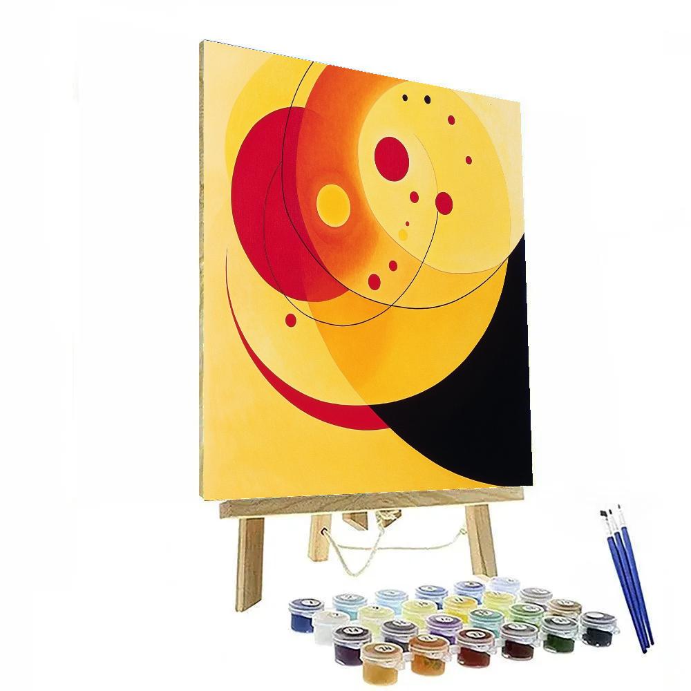 Wassily Kandinsky Inspired Cosmic Concert Paint by numbers art
