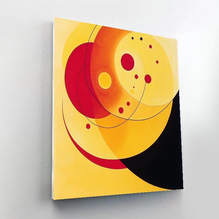 Wassily Kandinsky Inspired Cosmic Concert Paint by numbers art
