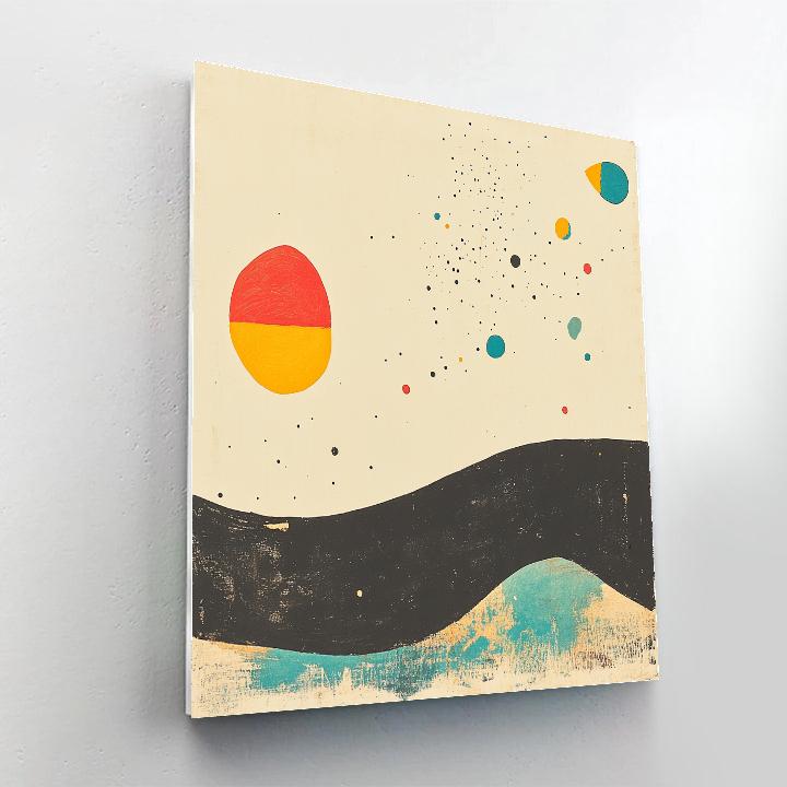 Joan Miró Inspired Childhood Dreamscape Paint by numbers art