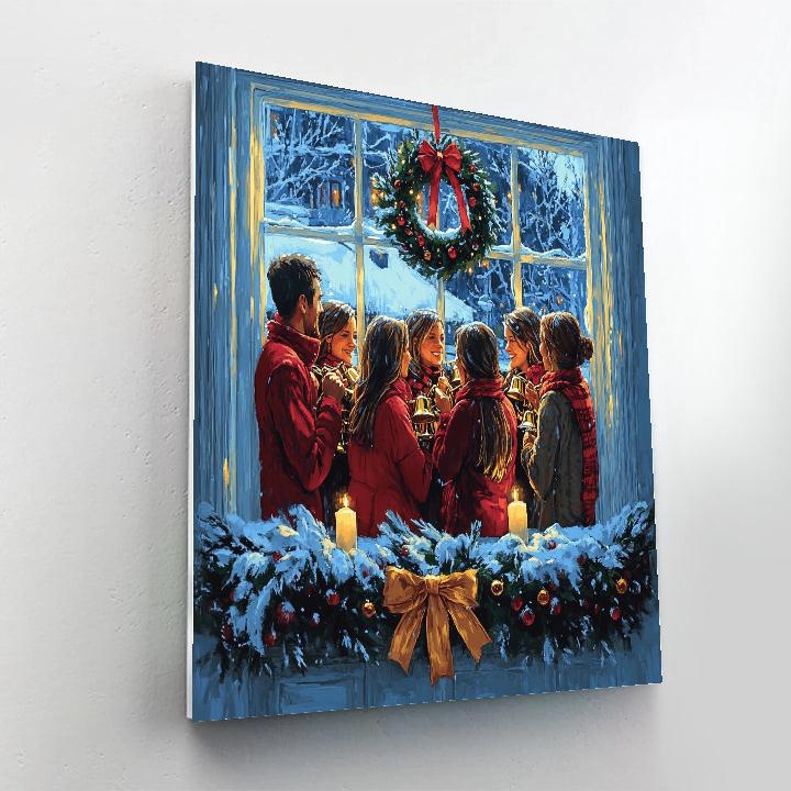 Bell Choir At The Window Number painting