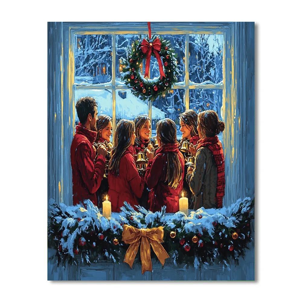 Bell Choir At The Window Number painting