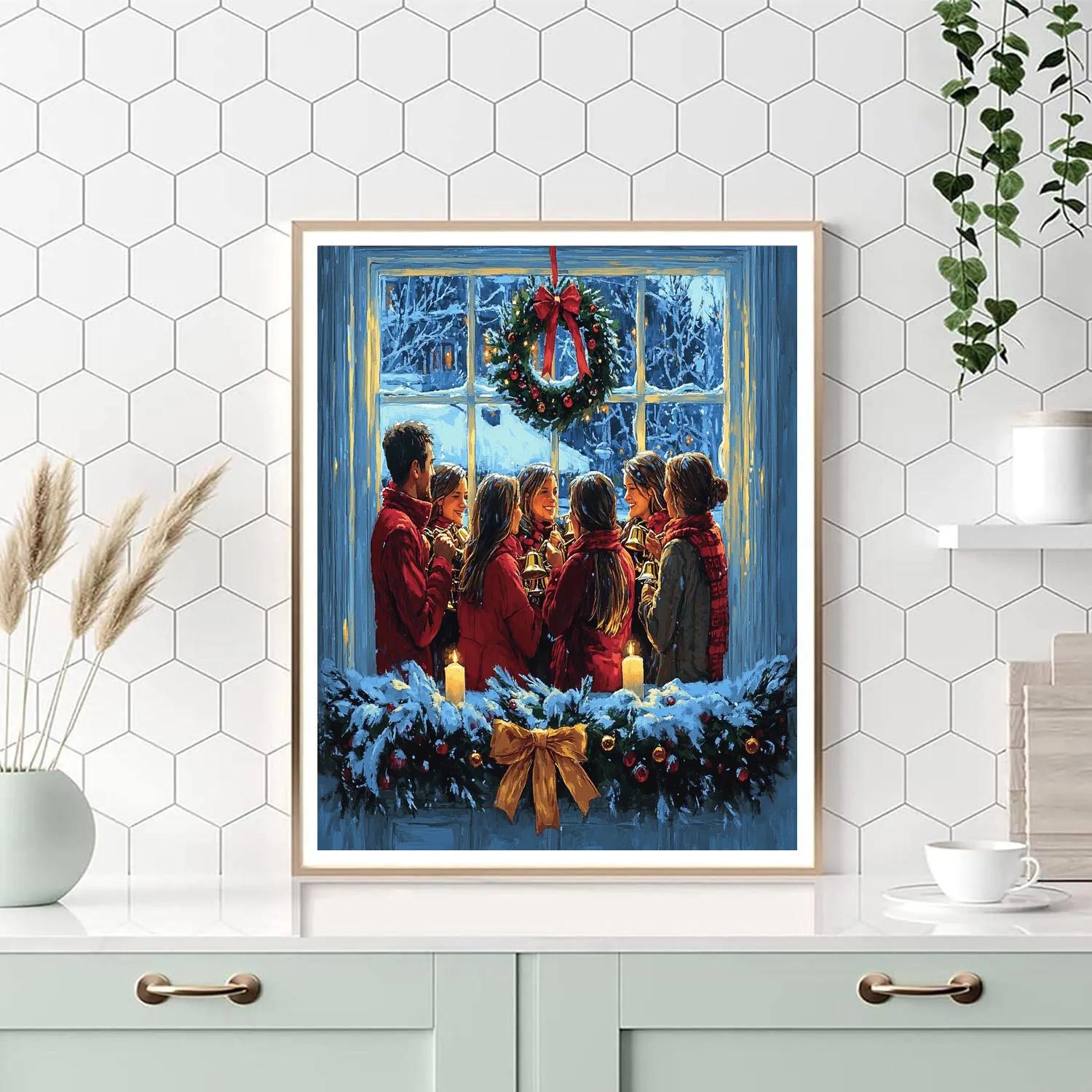 Bell Choir At The Window Number painting