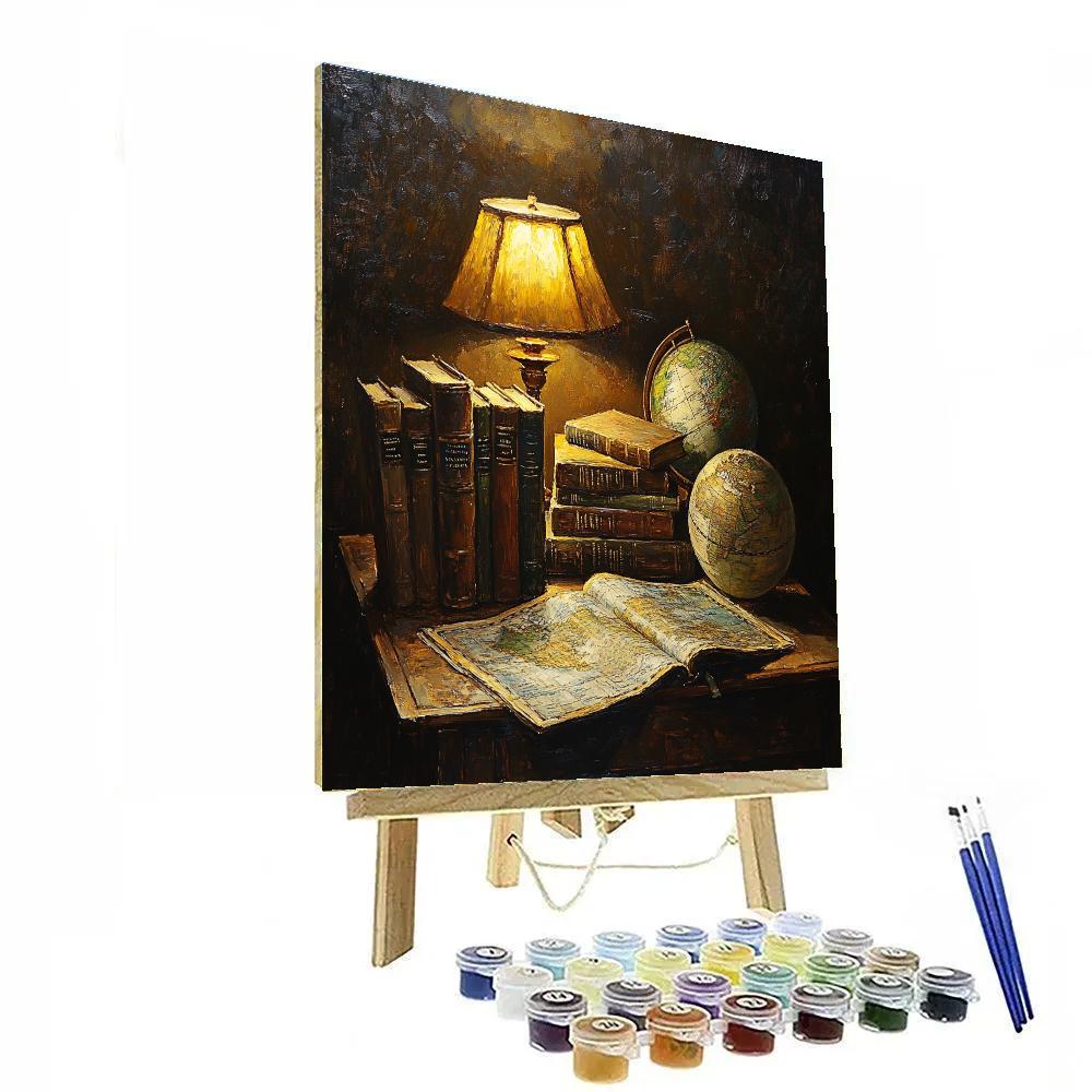 Rembrandt Inspired Antique Study paint by numbers