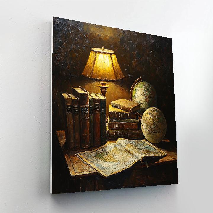 Rembrandt Inspired Antique Study paint by numbers