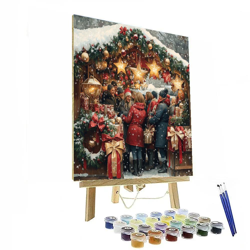 Market Stall Of Stars painting number kit