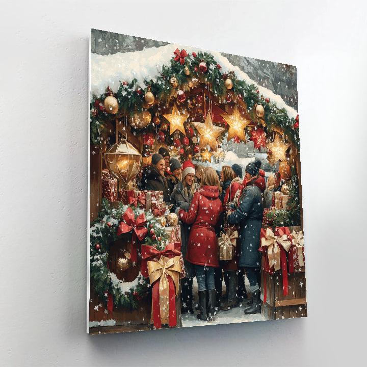 Market Stall Of Stars painting number kit