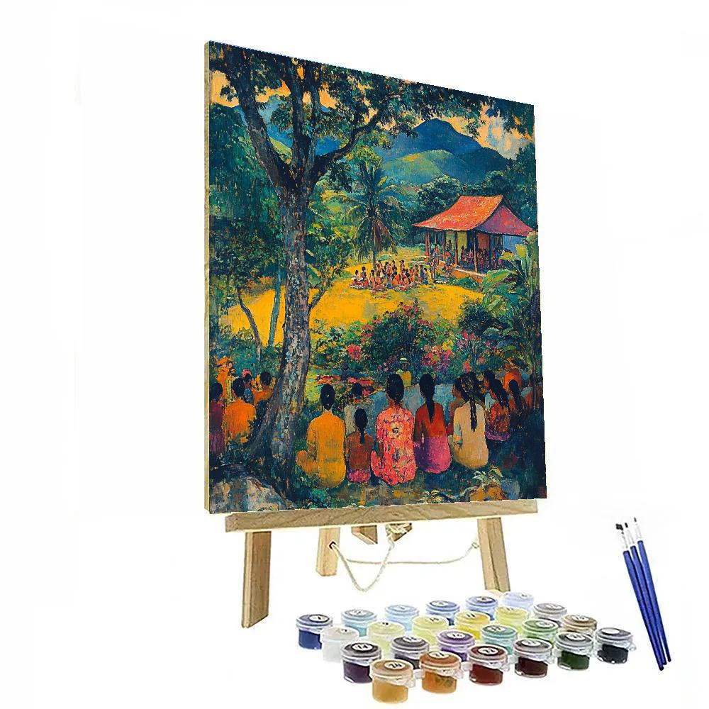 Paul Gauguin Inspired Island Festival Painting by numbers kit