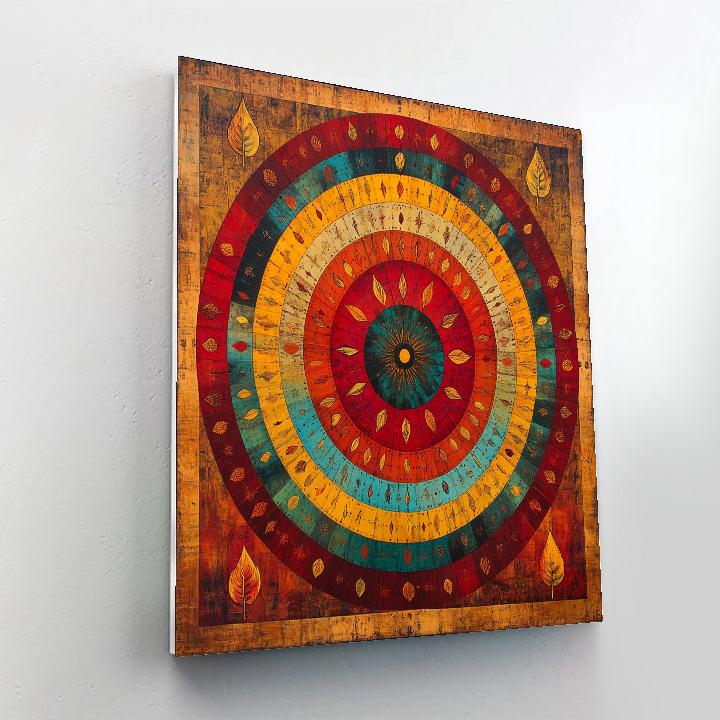Frida Kahlo Inspired Time Dilation Mandala Painting by numbers kit