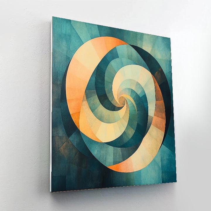 Paul Cézanne Inspired Chromatic Silence Vortex Numbered painting kits