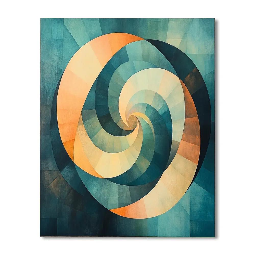 Paul Cézanne Inspired Chromatic Silence Vortex Numbered painting kits