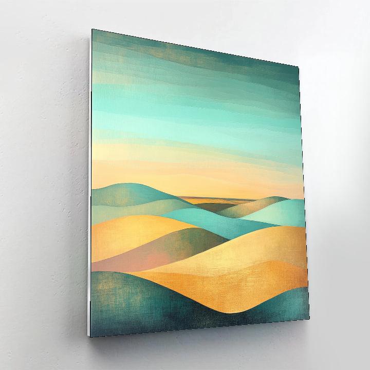 Paul Cézanne Inspired Aurora Polygon Prairie Paint by numbers art