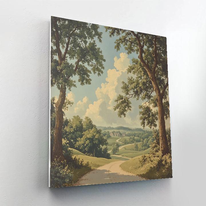 Thomas Gainsborough Inspired Gentle Landscape Paint by numbers kits
