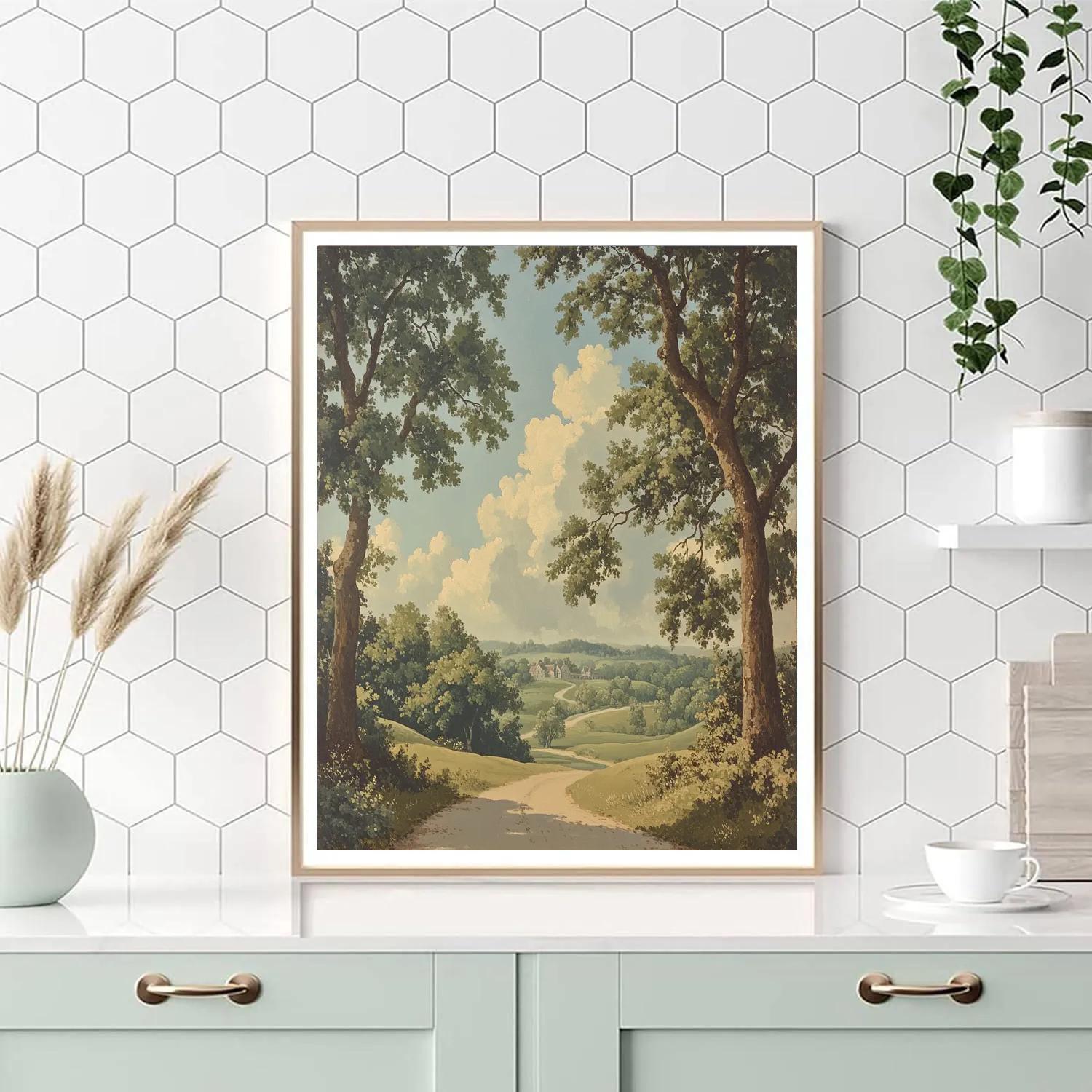 Thomas Gainsborough Inspired Gentle Landscape Paint by numbers kits