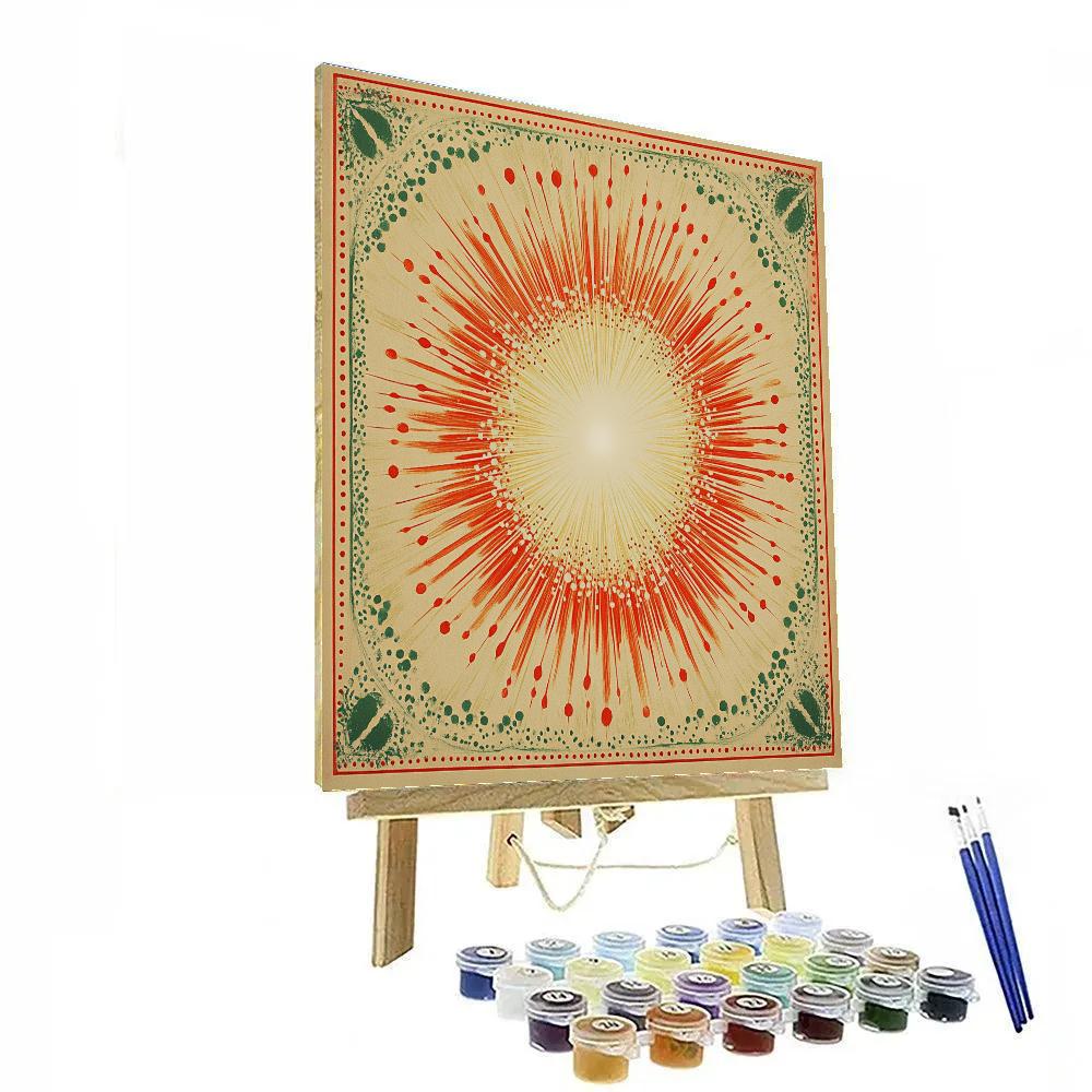 Frida Kahlo Inspired Supernova Healing Aura Numbered painting kits