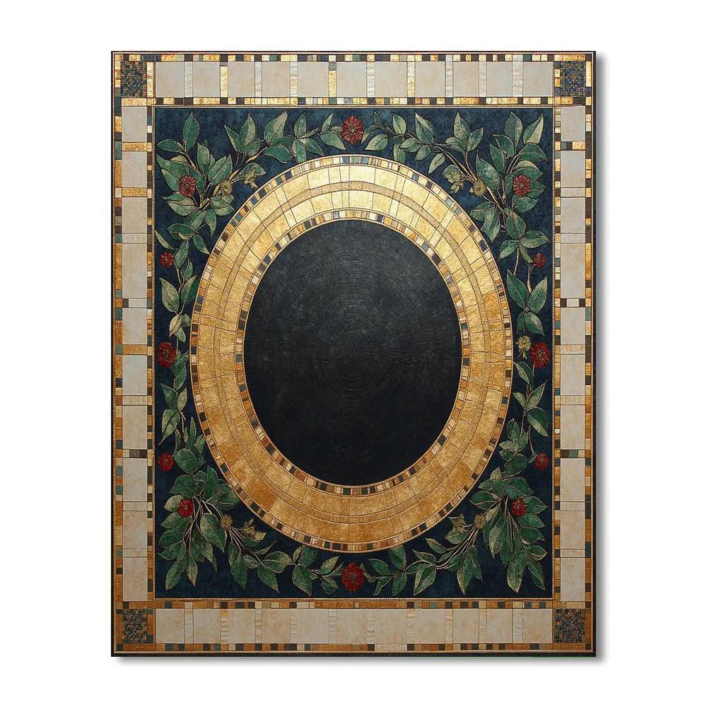 Gustav Klimt Inspired Golden Eclipse Garden paint by numbers