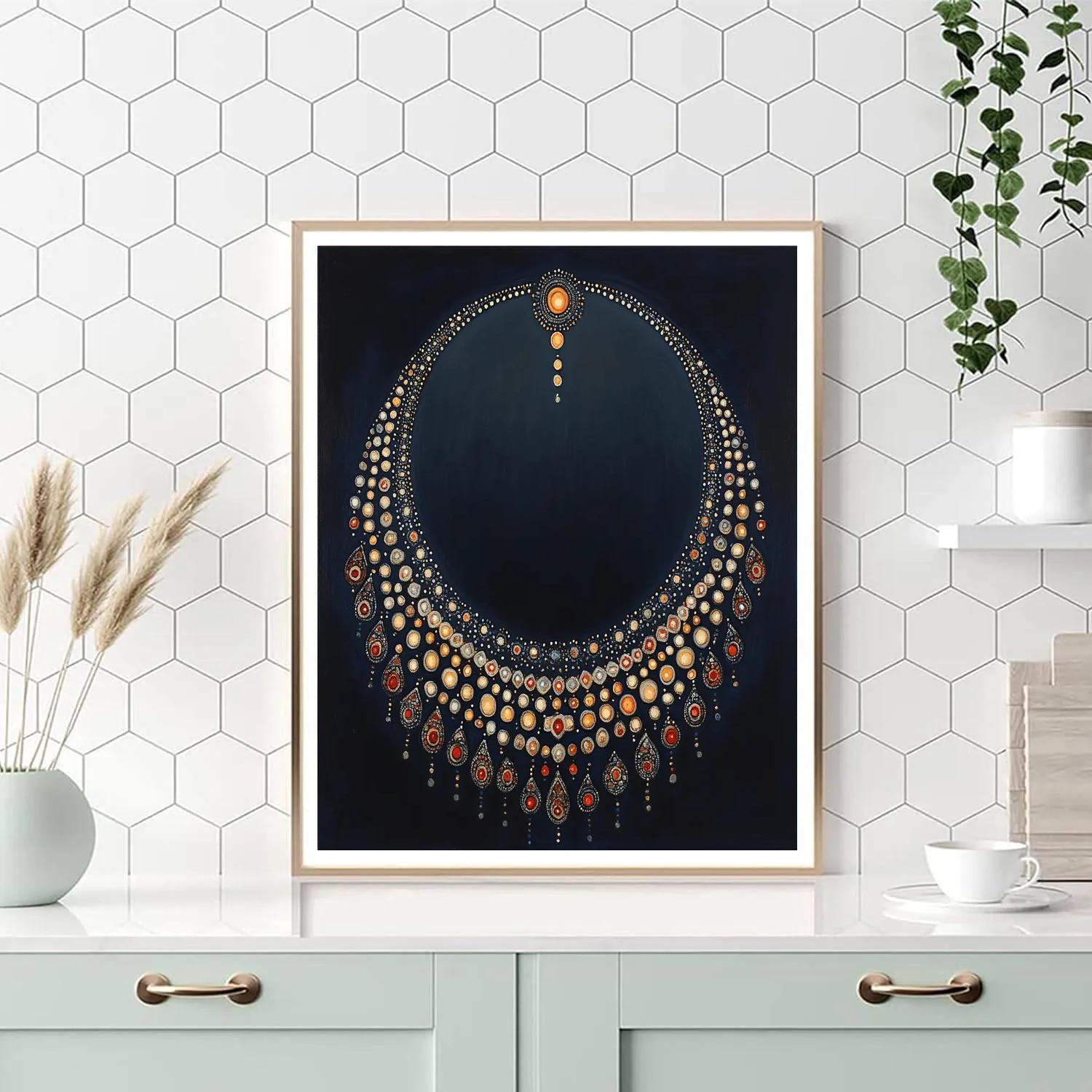 Frida Kahlo Inspired Asteroid Belt Rosary Of Stars DIY paint by numbers