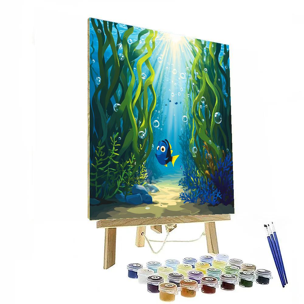 Dory Kelp Forest Adventure Trail Disney Inspired Numbered painting kits