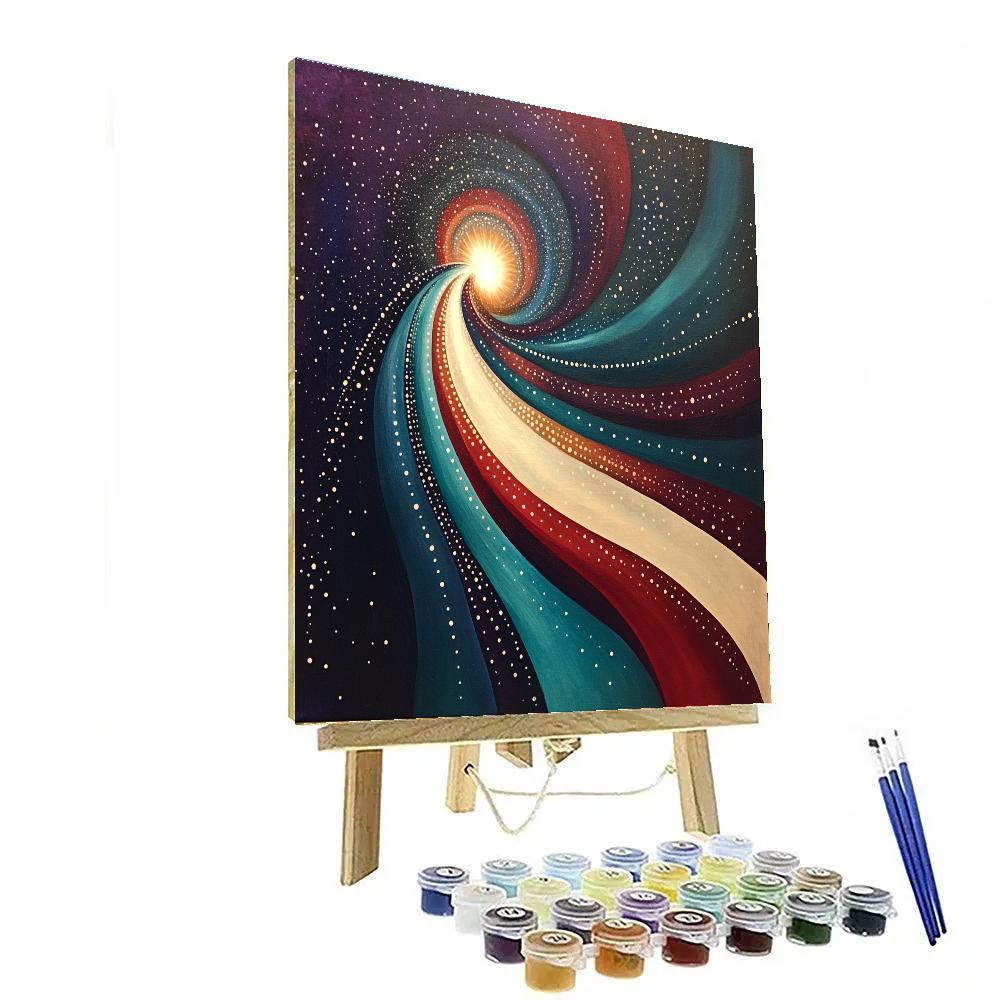 Frida Kahlo Inspired Quasar Spiral Of Courage Numbered painting kits