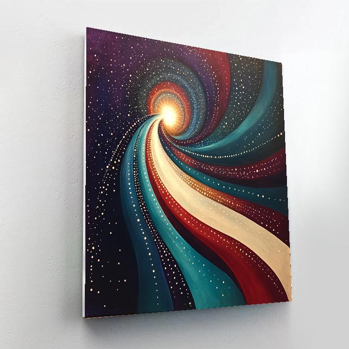 Frida Kahlo Inspired Quasar Spiral Of Courage Numbered painting kits