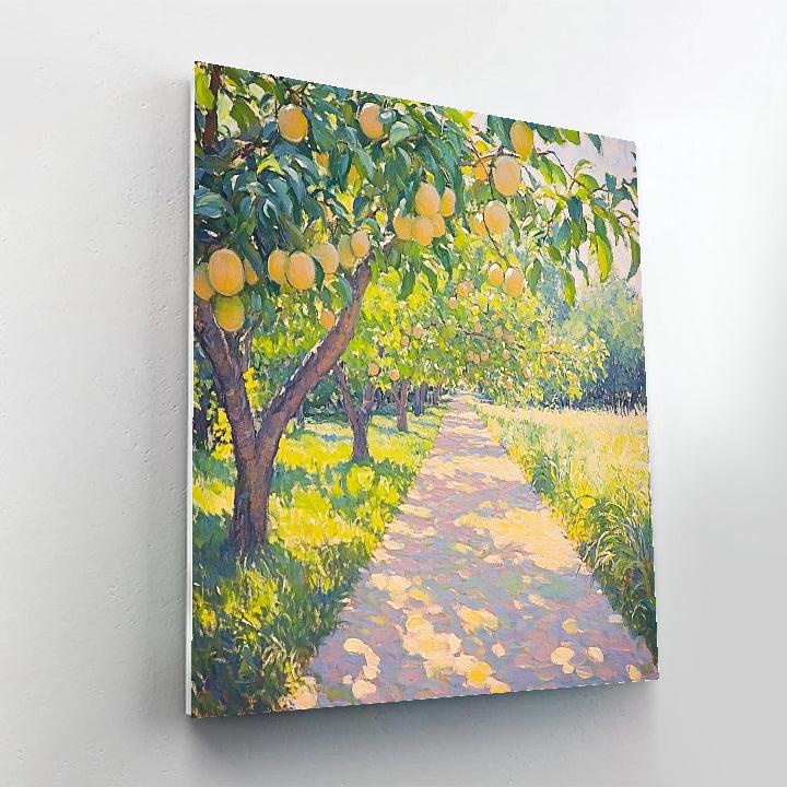 Claude Monet Inspired Summer Orchard Light Quilt painting number kit