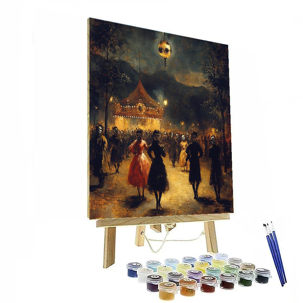 Francisco Goya Inspired Carnival Night DIY paint by numbers