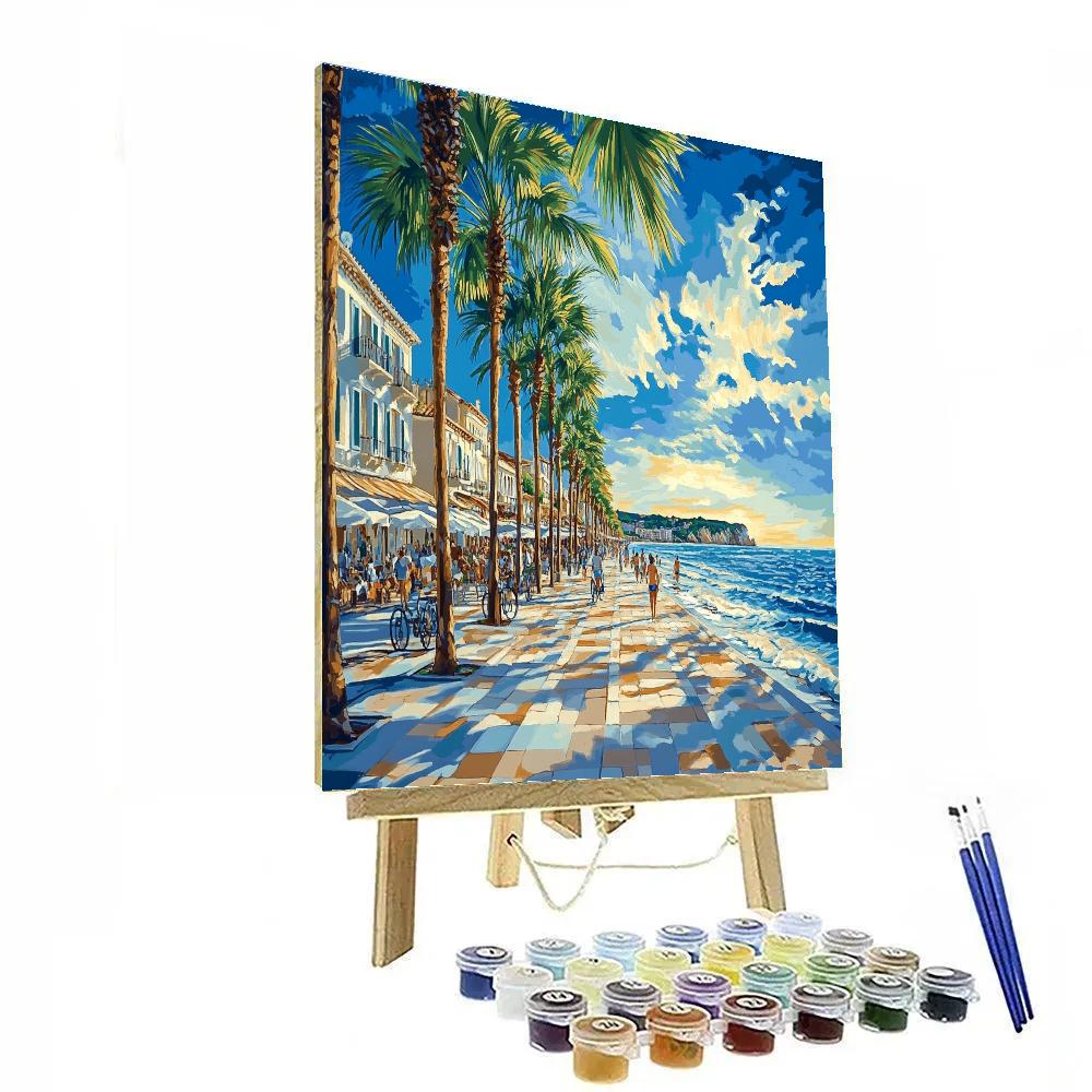 Promenade Des Anglais Nice France Number painting