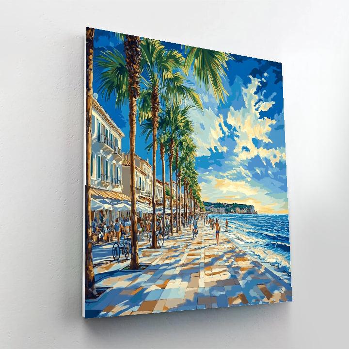 Promenade Des Anglais Nice France Number painting