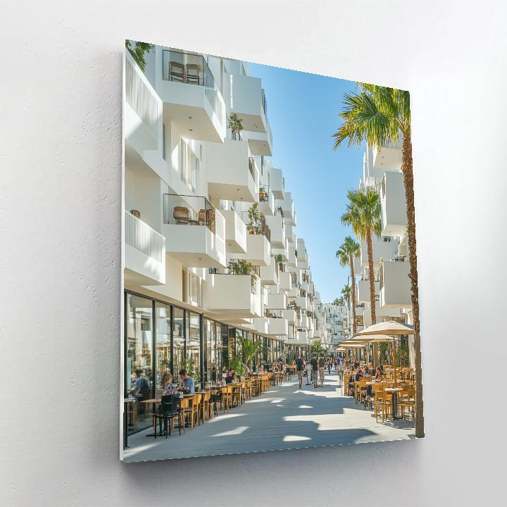 Bauhaus District Walking Tour Tel Aviv Israel Number painting
