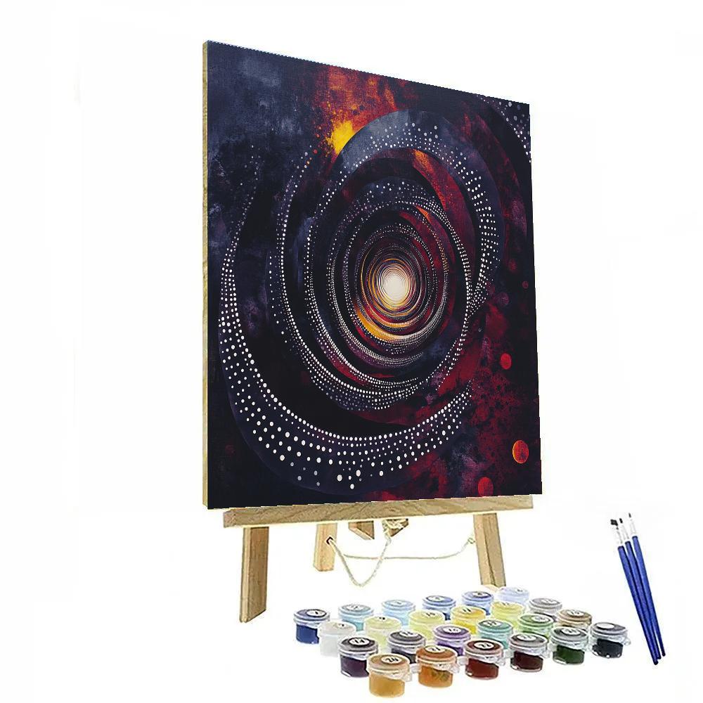 Yayoi Kusama Inspired Event Horizon Blossom Field Numbered painting kits