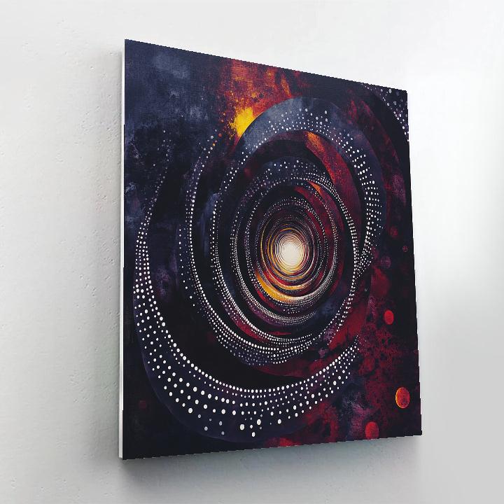 Yayoi Kusama Inspired Event Horizon Blossom Field Numbered painting kits