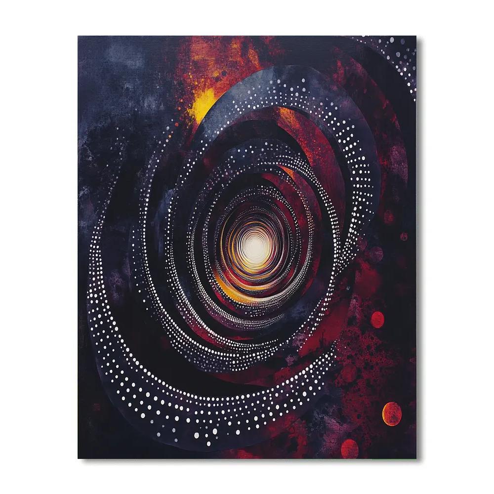 Yayoi Kusama Inspired Event Horizon Blossom Field Numbered painting kits