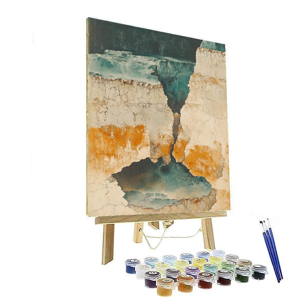 Max Ernst Inspired Subconscious Tectonic Lullaby paint by number