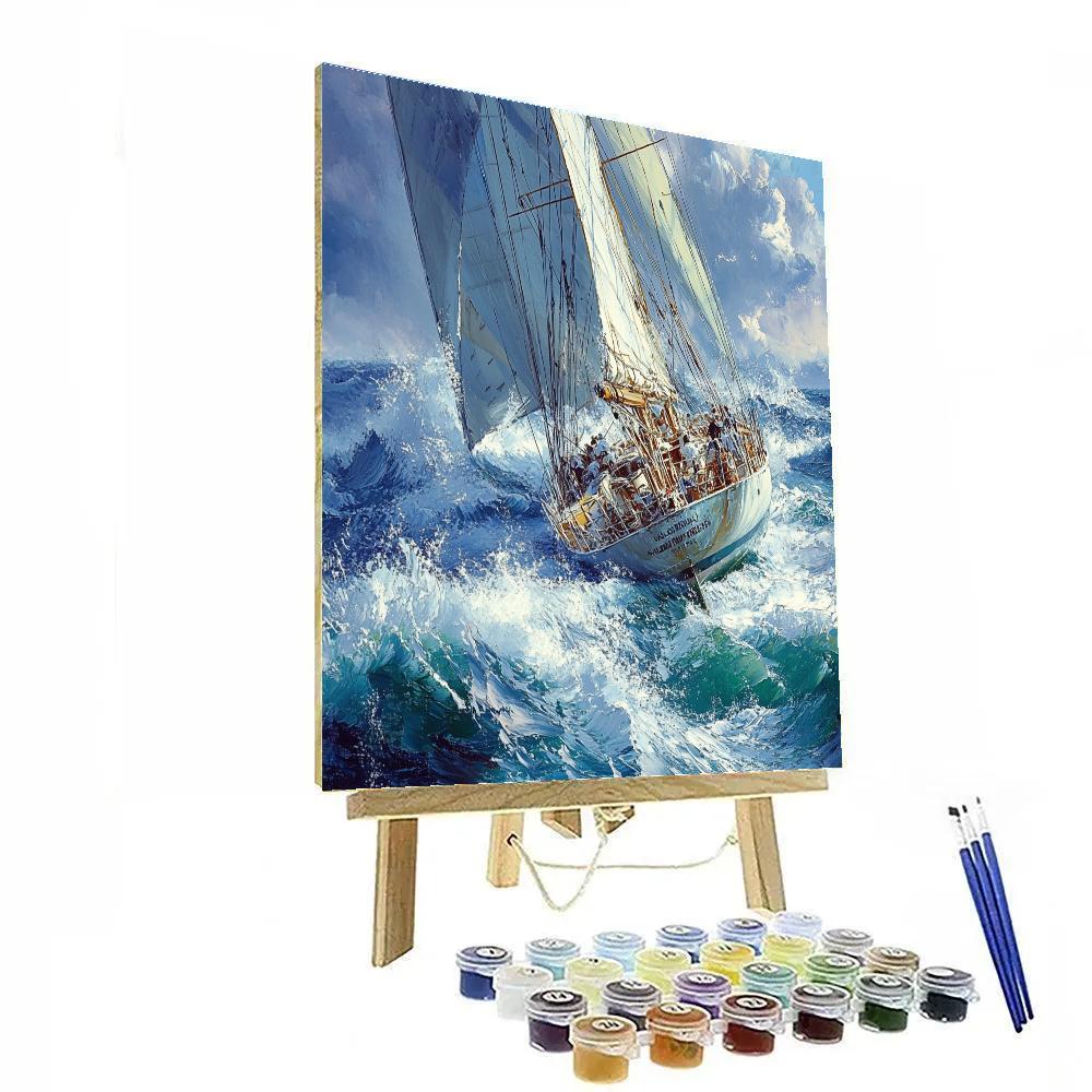 Willem Van De Velde Inspired Sailing Race Painting by numbers kit