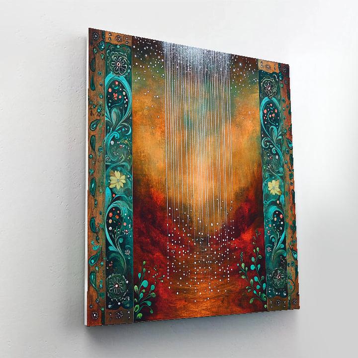 Frida Kahlo Inspired Rain Of Stardust And Copal Smoke Painting by numbers kit