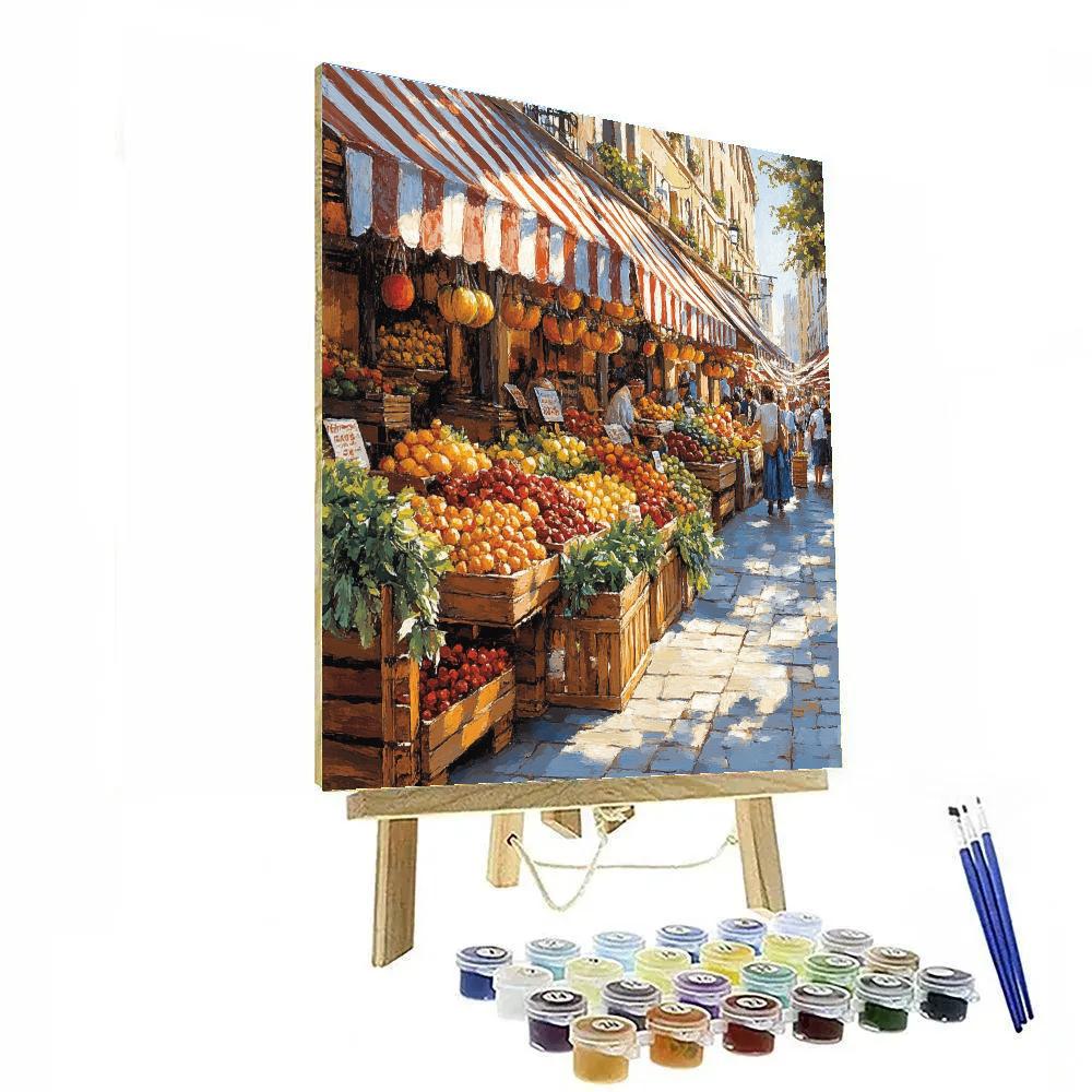 Queen Victoria Market Melbourne Australia painting number kit