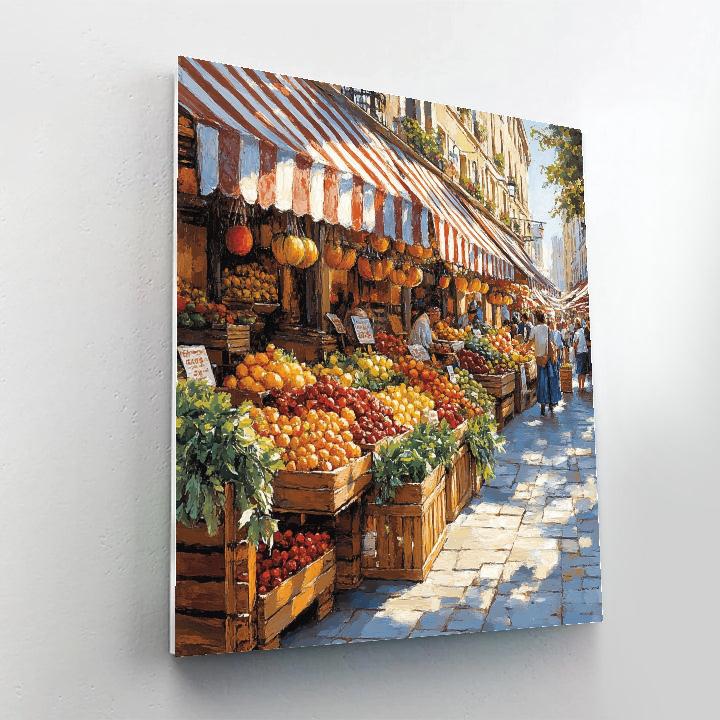 Queen Victoria Market Melbourne Australia painting number kit