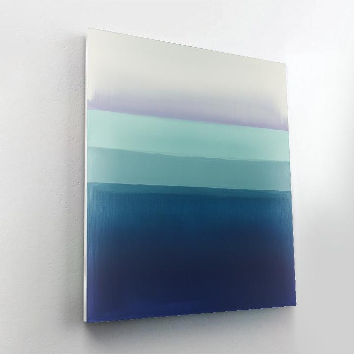 Mark Rothko Inspired Aurora Stillness Horizon paint by number